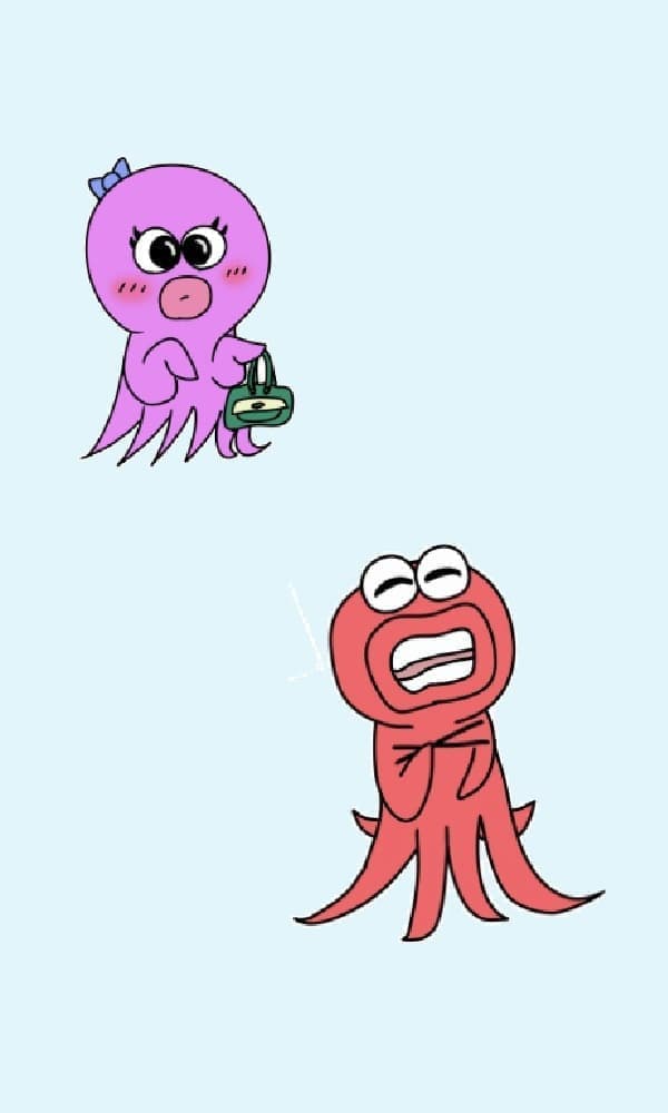 まっタコ　まった子